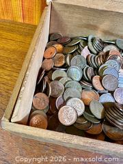 MaxSold Auction: Cigar Box of Old Pennies - Hamilton (Ontario, Canada) SELLER MANAGED Estate Sale Online Auction - Gertrude Street