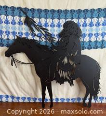 MaxSold Auction: Indigenous Chief - Metal Wall Hanging Art - Hamilton (Ontario, Canada) SELLER MANAGED Estate Sale Online Auction - Gertrude Street