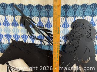 MaxSold Auction: Indigenous Chief - Metal Wall Hanging Art - Hamilton (Ontario, Canada) SELLER MANAGED Estate Sale Online Auction - Gertrude Street