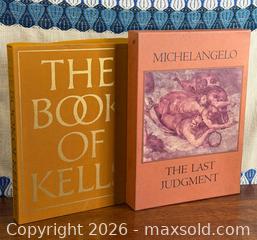 MaxSold Auction: Michelangelo The Last Judgment Book Limited Edition + The Book of Kells: Reproductions from the Manuscript in Trinity College, Dublin - Hamilton (Ontario, Canada) SELLER MANAGED Estate Sale Online Auction - Gertrude Street