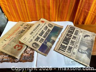 MaxSold Auction: Old Key Historic Newspapers and Golden Leaves Newspaper Folio - Hamilton (Ontario, Canada) SELLER MANAGED Estate Sale Online Auction - Gertrude Street