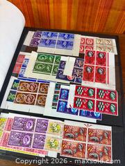 MaxSold Auction: Stamp Album Of MINT Great Britain Corner Blocks of 4 - Hamilton (Ontario, Canada) SELLER MANAGED Estate Sale Online Auction - Gertrude Street