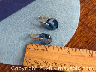 MaxSold Auction: Swarovski Blue Crystal Drop Earrings - Hamilton (Ontario, Canada) SELLER MANAGED Estate Sale Online Auction - Gertrude Street