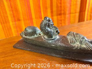 MaxSold Auction: Vintage Inuit Sculpture Kayak Hunter - Hamilton (Ontario, Canada) SELLER MANAGED Estate Sale Online Auction - Gertrude Street