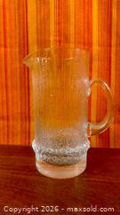 MaxSold Auction: Vintage MCM Littala Ultima Thule Glass Pitcher by Tapio Wirkkala - Hamilton (Ontario, Canada) SELLER MANAGED Estate Sale Online Auction - Gertrude Street