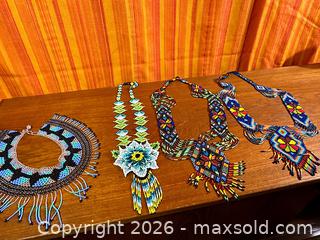 MaxSold Auction: Vintage Six Nations Native Beadwork Necklaces - Hamilton (Ontario, Canada) SELLER MANAGED Estate Sale Online Auction - Gertrude Street