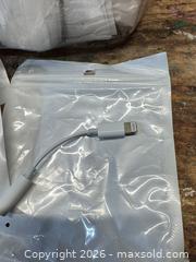 MaxSold Auction: Lot of 80 - Iphone lightning jack to headphone jack - Saanich (British Columbia, Canada) SELLER MANAGED Downsizing Online Auction - Viaduct Avenue East