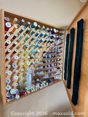 MaxSold Auction: Sewing Thread Spools, Embroidery Hoops & Wall-Mount Spool Rack - Victoria (British Columbia, Canada) PARTNER MANAGED Estate Sale Online Auction - Haida Drive