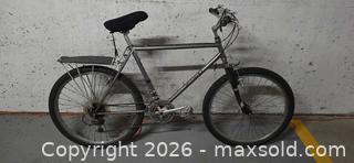MaxSold Auction: Nishiki 26" Mountain Bike 21-Speed Silver/Gray - White Rock (British Columbia, Canada) PARTNER MANAGED Estate Sale Online Auction - Foster Street (CONDO)