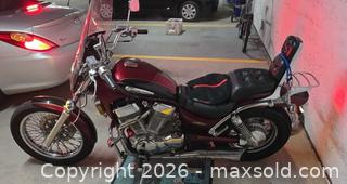 MaxSold Auction: VIN JS1VX51L3V2102342 Suzuki Intruder VS1400 1400cc Burgundy / Maroon Motorcycle - White Rock (British Columbia, Canada) PARTNER MANAGED Estate Sale Online Auction - Foster Street (CONDO)
