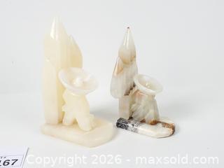 MaxSold Auction: Mexican Onyx Stone Siesta Man Cactus Bookends - Toronto (Ontario, Canada) PARTNER MANAGED Downsizing Online Auction - Esandar Drive (STORAGE)