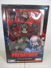 MaxSold Auction: 2005 PREDATOR 2. 1/6 Scale Pre-Painted Soft Vinyl Kit, Snap Fit Figure. KOTOBUKIYA Co. - Toronto (Ontario, Canada) SELLER MANAGED Estate Sale Online Auction - Annette Street