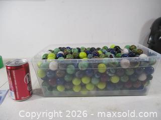 MaxSold Auction: 20 Pounds Of Vintage Oversized Assorted Glass Marbles. - Toronto (Ontario, Canada) SELLER MANAGED Estate Sale Online Auction - Annette Street