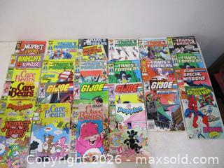 MaxSold Auction: 25 Vintage Comic Books. G.I. Joe, Transformers, Spiderman & More. - Toronto (Ontario, Canada) SELLER MANAGED Estate Sale Online Auction - Annette Street