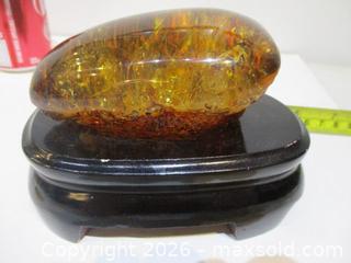 MaxSold Auction: 50 Million Year Old Chunk Of Amber With Ancient Bee. - Toronto (Ontario, Canada) SELLER MANAGED Estate Sale Online Auction - Annette Street