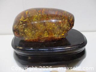 MaxSold Auction: 50 Million Year Old Chunk Of Amber With Ancient Bee. - Toronto (Ontario, Canada) SELLER MANAGED Estate Sale Online Auction - Annette Street
