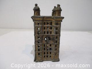 MaxSold Auction: Antique Steel Coin Bank With Gold Wash. - Toronto (Ontario, Canada) SELLER MANAGED Estate Sale Online Auction - Annette Street