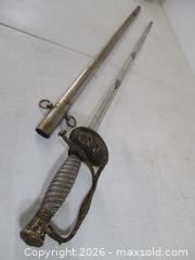 MaxSold Auction: Antique Sword, Modeled After The US Civil War M1860  Field Officers Dress Sword.  The Fraternal Knights Of Pythias. The Three Chain-Link On The Guard, - Toronto (Ontario, Canada) SELLER MANAGED Estate Sale Online Auction - Annette Street
