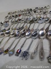 MaxSold Auction: Antique & Vintage Collector Spoons. About 63 Pieces. - Toronto (Ontario, Canada) SELLER MANAGED Estate Sale Online Auction - Annette Street