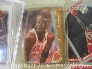 MaxSold Auction:  Basket Ball Card Collection mid 80s To Early 90s. Includes 7 Larry Bird & 11 Micheal Jordan Cards.. - Toronto (Ontario, Canada) SELLER MANAGED Estate Sale Online Auction - Annette Street