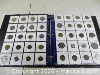 MaxSold Auction: Binder Of 4 Pages Collected Vintage World Tokens, Canada, USA & Some World, Two Pages Collected Canada Five, 50 & One Dollar Coins.  - Toronto (Ontario, Canada) SELLER MANAGED Estate Sale Online Auction - Annette Street