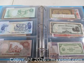 MaxSold Auction: Binder Of Collected World Currency Bank Notes. - Toronto (Ontario, Canada) SELLER MANAGED Estate Sale Online Auction - Annette Street