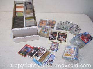 MaxSold Auction: Box Of Baseball Cards & Football Cards. About 1600 Pcs. - Toronto (Ontario, Canada) SELLER MANAGED Estate Sale Online Auction - Annette Street