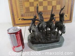 MaxSold Auction: Coming Through The Rye. Vintage Solid Bronze By Frederick Remington. - Toronto (Ontario, Canada) SELLER MANAGED Estate Sale Online Auction - Annette Street