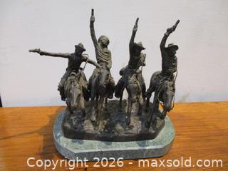 MaxSold Auction: Coming Through The Rye. Vintage Solid Bronze By Frederick Remington. - Toronto (Ontario, Canada) SELLER MANAGED Estate Sale Online Auction - Annette Street