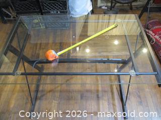MaxSold Auction: Glass Top & Metal Frame Computer Desk. - Toronto (Ontario, Canada) SELLER MANAGED Estate Sale Online Auction - Annette Street