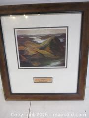 MaxSold Auction: GRACE LAKE By Franklin Carmichael. Group Of Seven. Framed Art. - Toronto (Ontario, Canada) SELLER MANAGED Estate Sale Online Auction - Annette Street