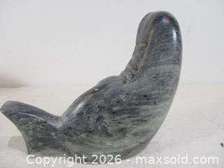 MaxSold Auction: Inuit Peoples Rock Carving Of Beluga Whales Head On Body Of A Walrus. Signed Illegably. - Toronto (Ontario, Canada) SELLER MANAGED Estate Sale Online Auction - Annette Street