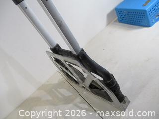 MaxSold Auction:  MAGNA CART 150 Pound Capacity, Aluminum Personal Folding Truck/Dolly, Industrial. Folding Wheels & Base For Easy Storage. Extendable Handle.  - Toronto (Ontario, Canada) SELLER MANAGED Estate Sale Online Auction - Annette Street