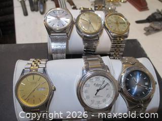 MaxSold Auction: Men's Vintage Wrist Watch Collection 1960s-1980s. 2 x TIMEX, SEIKO, EDDIE BOWER, CITIZEN & ORLEAN. - Toronto (Ontario, Canada) SELLER MANAGED Estate Sale Online Auction - Annette Street
