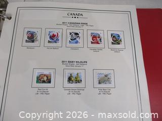 MaxSold Auction: Red Binder Of Canada 2011-2016 Stamps. - Toronto (Ontario, Canada) SELLER MANAGED Estate Sale Online Auction - Annette Street