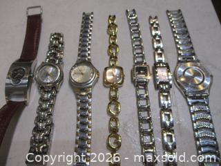 MaxSold Auction: Seven Vintage Women's Wrist Watches. Eddie Bower, ESQ, GUESS, SWATCH & MORE. - Toronto (Ontario, Canada) SELLER MANAGED Estate Sale Online Auction - Annette Street
