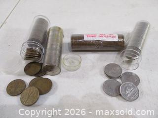 MaxSold Auction: Three Rolls Of Canada War Time Nickels & Rabbit 1967. 1939 King George Full Roll, 1942 TOMBAC Nickels, 1943 TOMBAC Nickels. 1967 Rabbit Nickels (Confe - Toronto (Ontario, Canada) SELLER MANAGED Estate Sale Online Auction - Annette Street