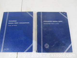 MaxSold Auction: Two Canada Penny Folders With King George To Early Queen Elizabeth Pennies. 1920 To Early 70's. - Toronto (Ontario, Canada) SELLER MANAGED Estate Sale Online Auction - Annette Street