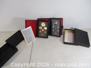 MaxSold Auction: Two Royal Canadian Mint Silver Content Double Dollar Sets. 1988 Ironworks Set & 1984 Toronto Skyline Set. - Toronto (Ontario, Canada) SELLER MANAGED Estate Sale Online Auction - Annette Street