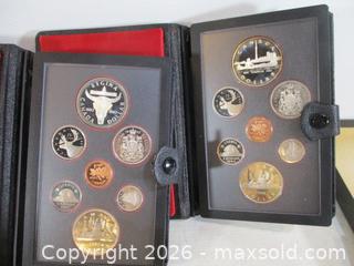 MaxSold Auction: Two Royal Canadian Mint Silver Content Double Dollar Uncirculated Currency Sets. 1882-1982 Regina Steer Head Set & 1984 Toronto Skyline Set. - Toronto (Ontario, Canada) SELLER MANAGED Estate Sale Online Auction - Annette Street
