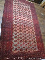 MaxSold Auction: Vintage 1950s/60s All Wool, Hand Knotted. Persian TURKMAN Large Area Rug. - Toronto (Ontario, Canada) SELLER MANAGED Estate Sale Online Auction - Annette Street