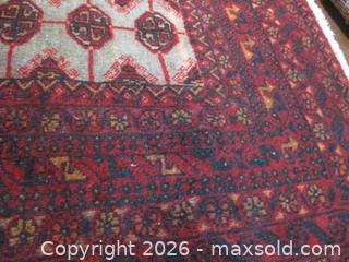 MaxSold Auction: Vintage 1950s/60s All Wool, Hand Knotted. Persian TURKMAN Large Area Rug. - Toronto (Ontario, Canada) SELLER MANAGED Estate Sale Online Auction - Annette Street