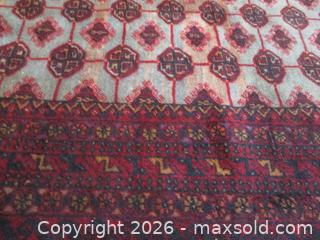 MaxSold Auction: Vintage 1950s/60s All Wool, Hand Knotted. Persian TURKMAN Large Area Rug. - Toronto (Ontario, Canada) SELLER MANAGED Estate Sale Online Auction - Annette Street
