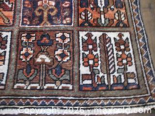 MaxSold Auction: Vintage 1950s/80s Panel Design, All Wool, Hand Knotted Persian BAKHTIAR Area Rug. Larger Size. - Toronto (Ontario, Canada) SELLER MANAGED Estate Sale Online Auction - Annette Street