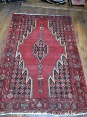 MaxSold Auction: Vintage 1950s All Wool, Hand Knotted Persian HAMDAN Area Rug. - Toronto (Ontario, Canada) SELLER MANAGED Estate Sale Online Auction - Annette Street