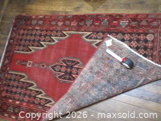 MaxSold Auction: Vintage 1950s All Wool, Hand Knotted Persian HAMDAN Area Rug. - Toronto (Ontario, Canada) SELLER MANAGED Estate Sale Online Auction - Annette Street