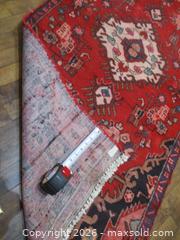 MaxSold Auction: Vintage All Wool, Hand Knotted Persian HAMDAN Area Rug. - Toronto (Ontario, Canada) SELLER MANAGED Estate Sale Online Auction - Annette Street