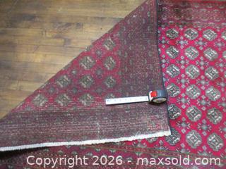 MaxSold Auction: Vintage All Wool, Hand Knotted Persian TURKMAN Area Rug. - Toronto (Ontario, Canada) SELLER MANAGED Estate Sale Online Auction - Annette Street