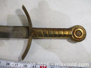 MaxSold Auction: Vintage Sword Modeled After The King Arthur's Excalibur Sword. - Toronto (Ontario, Canada) SELLER MANAGED Estate Sale Online Auction - Annette Street