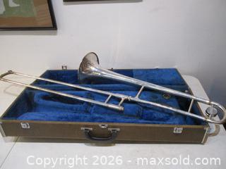 MaxSold Auction: Yamaha Trombone YSL 352 Serial 906049. Silver-Plated. - Toronto (Ontario, Canada) SELLER MANAGED Estate Sale Online Auction - Annette Street